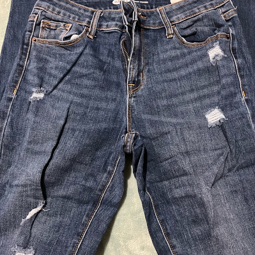 Women’s old navy Blue Distressed Jeans
